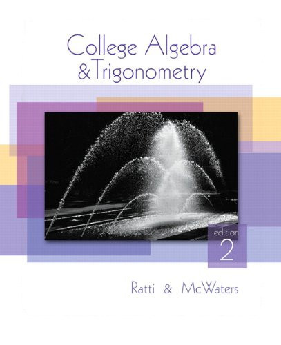 College Algebra and Trigonometry