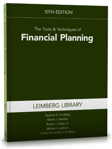 Tools and Techniques of Financial Planning