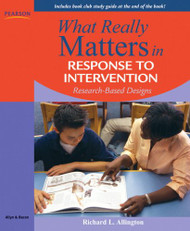 What Really Matters In Response To Intervention