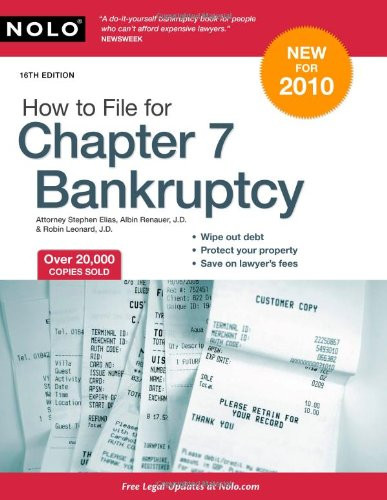 NOLO How to File for Chapter 7 Bankruptcy