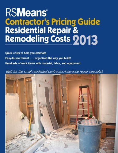 Contractor's Pricing Guide Residential Repair And Remodeling Costs