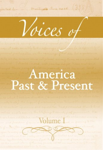 Voices Of America Past And Present Volume 1