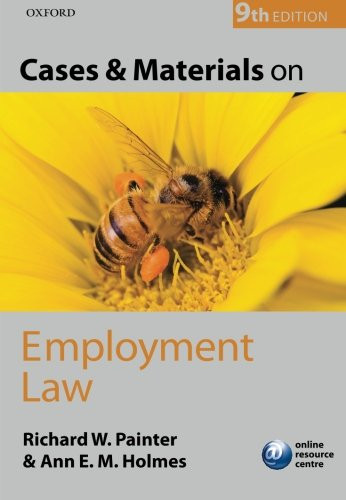 Cases and Materials on Employment Law