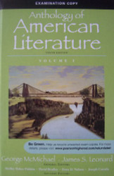 Anthology of American Literature Volume 1
