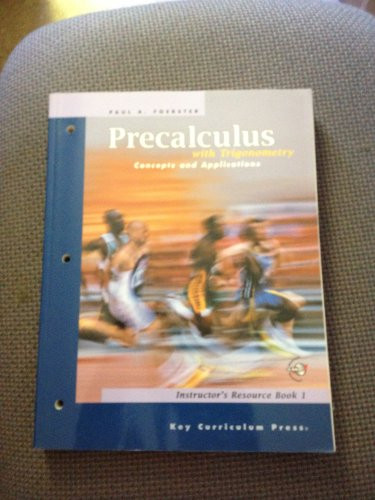 Precalculus with Trigonometry - Instructor's