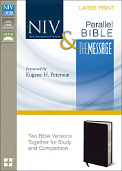 Niv And The Message Parallel Bible Large Print