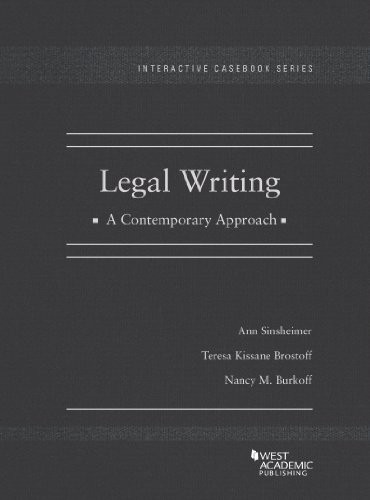 Legal Writing A Contemporary Approach