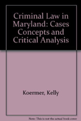 Criminal Law In Maryland