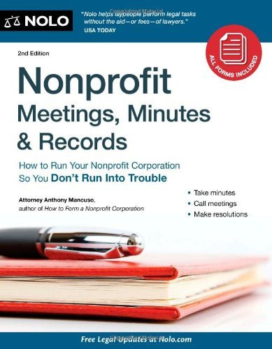 Nonprofit Meetings Minutes And Records