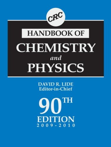 CRC Handbook Of Chemistry And Physics