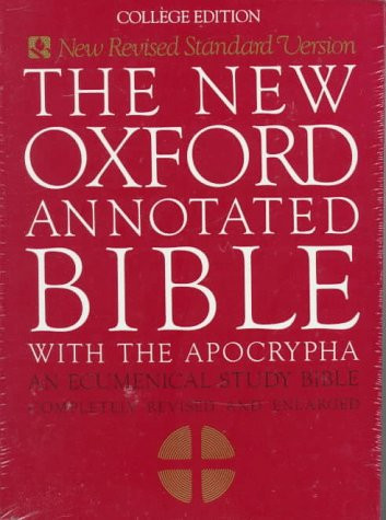 New Oxford Annotated Bible with the Apocrypha NRSV