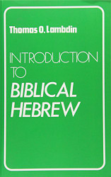 Introduction to Biblical Hebrew