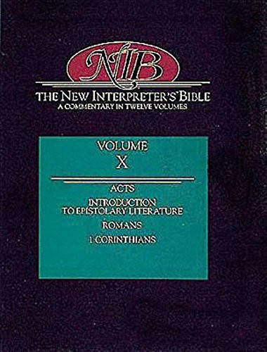 New Interpreter's Bible Volume 1