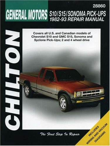 Chevrolet S10 S15 Sonoma And Pick-Ups 1982-93