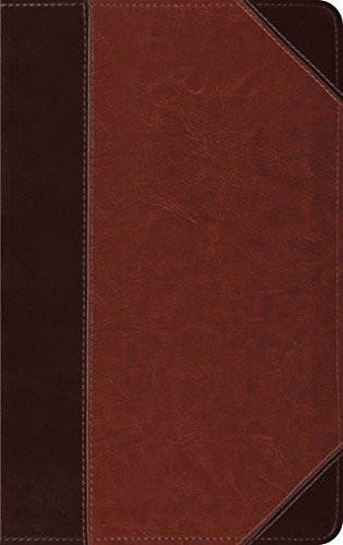 Esv Thinline Bible Trutone Brown/Cordovan Portfolio Design Red Letter Text
