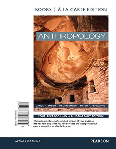 Anthropology MyAnthroLab for Anthropology