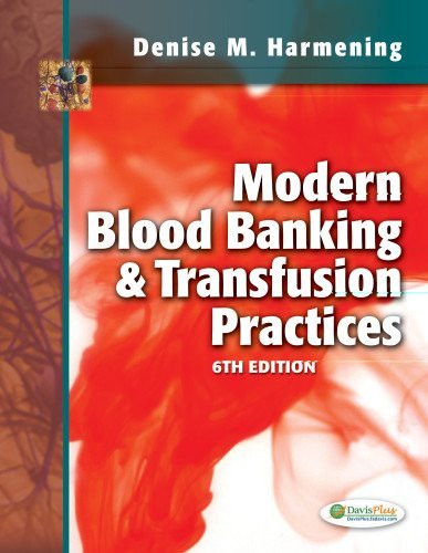 Modern Blood Banking And Transfusion Practices