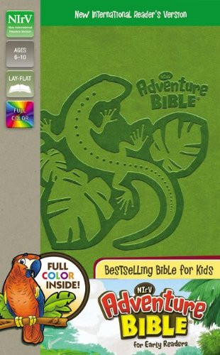 NIrV Adventure Bible for Early Readers Imitation Leather Green Full Color