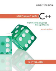 Starting Out With C++ Brief Version