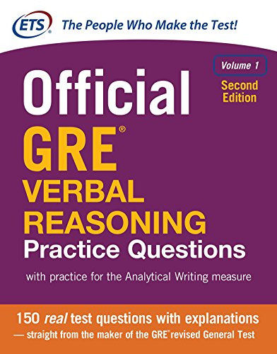 Official GRE Verbal Reasoning Practice Questions Volume 1