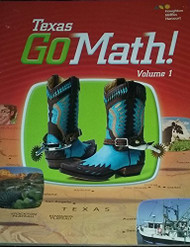Houghton Mifflin Harcourt Go Math! Texas Volume 1 Grade 2 2015