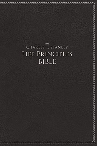 Niv The Charles F. Stanley Life Principles Bible Imitation Leather Black