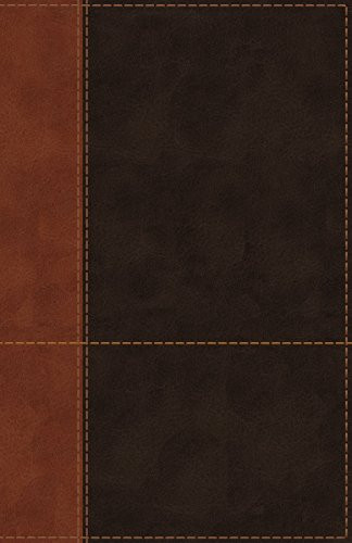NIV Personal Size Reference Bible Large Print Leathersoft Tan/Brown