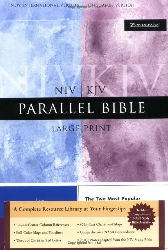 NIV/KJV Parallel Bible Large Print