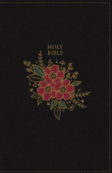 KJV Deluxe Reference Bible Super Giant Print Leathersoft Black Red Letter