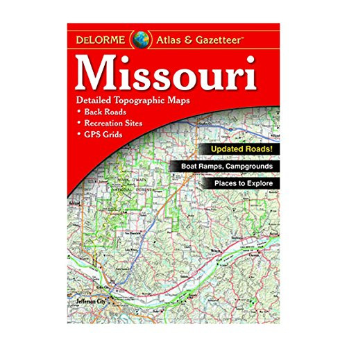 Garmin DeLorme Atlas and Gazetteer Paper Maps- Missouri AA-008865-000