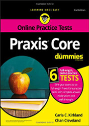Praxis Core For Dummies with Online Practice Tests