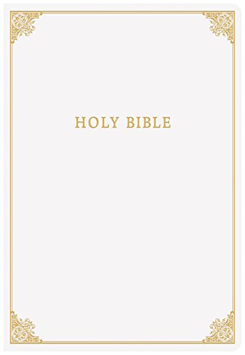 CSB Family Bible White Bonded Leather Over Board