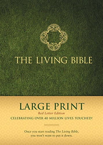 Living Bible Large Print Red Letter Edition