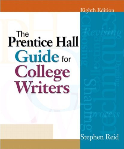 Prentice Hall Guide For College Writers Brief Version