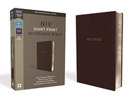 NIV Leather Reference Bible Giant Print