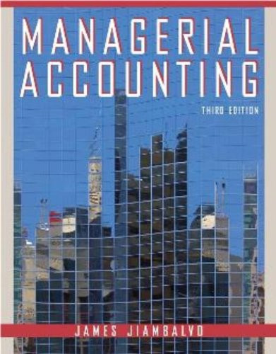 Managerial Accounting