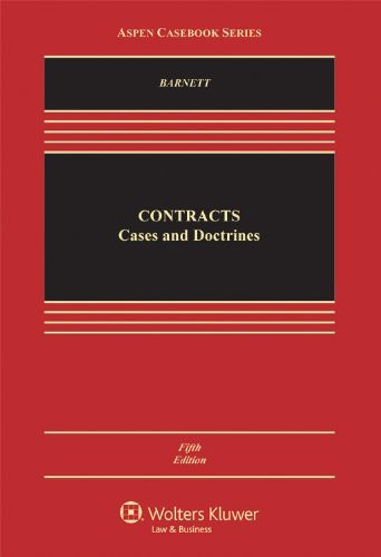 Contracts Cases and Doctrines