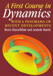 First Course In Dynamics by Hasselblatt Boris