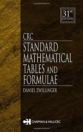 CRC Standard Mathematical Tables and Formulae by Swillinger