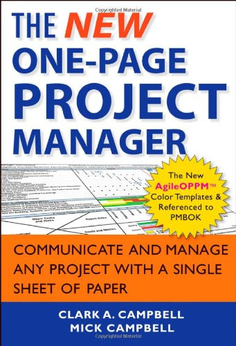 New One-Page Project Manager
