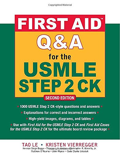 First Aid Q&A for the USMLE Step 2 CK (First Aid USMLE)