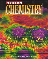 Holt Modern Chemistry: Grades 9-12 1999