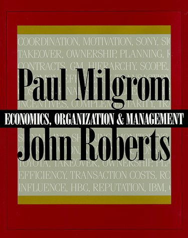 Economics Organization and Management