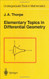 Elementary Topics in Differential Geometry