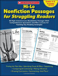 Hi-Lo Nonfiction Passages for Struggling Readers