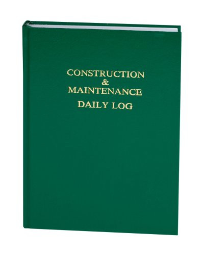 Construction and Maintenance Daily Log (7in. x 10in.)