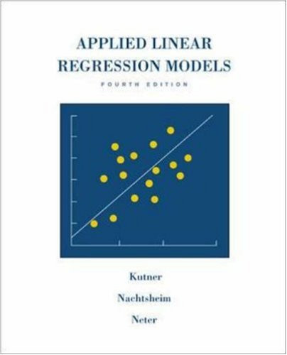 Mp Applied Linear Regression Models by Kutner Michael H