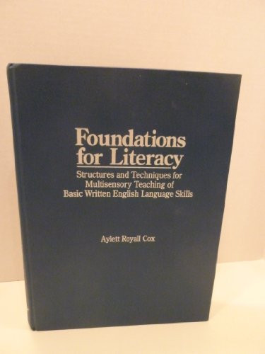 Foundations for Literacy