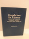 Foundations for Literacy