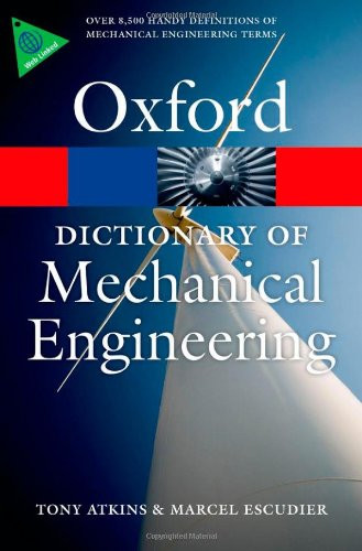 Dictionary Of Mechanical Engineering by Atkins Tony